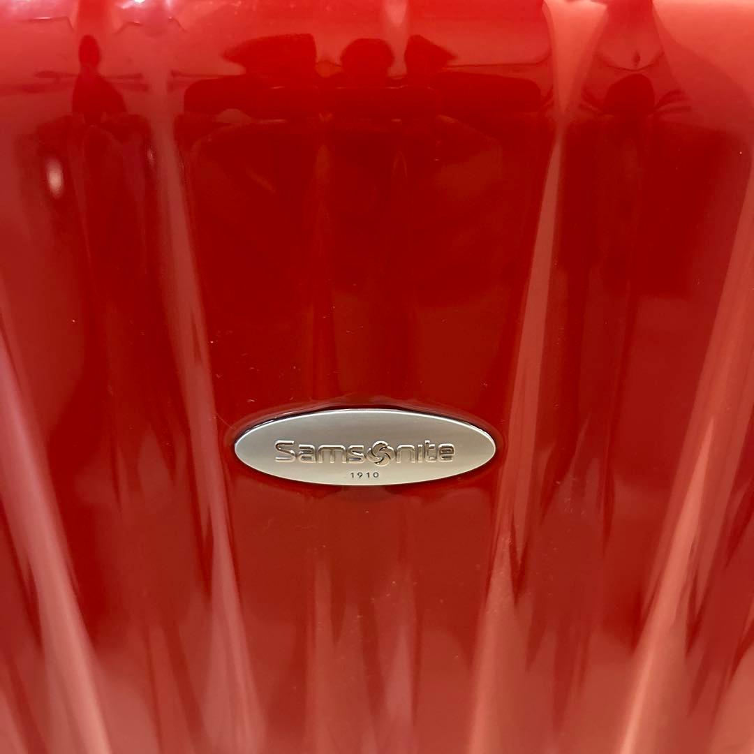 未使　展示品　Samsonite サムソナイト　キャリーケース　ハード　赤