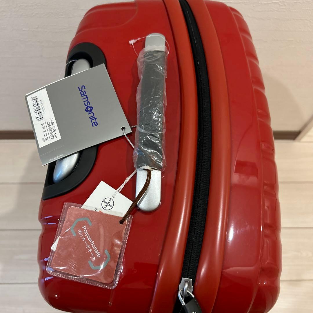 未使　展示品　Samsonite サムソナイト　キャリーケース　ハード　赤