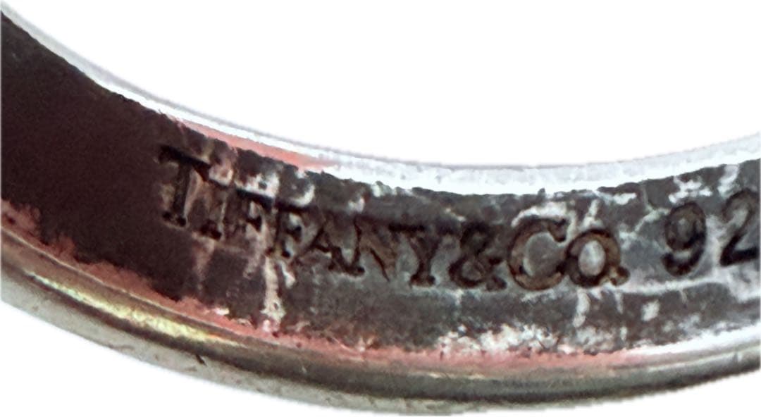 ティファニー 750 925 フック＆アイ リング 約9号 約4g