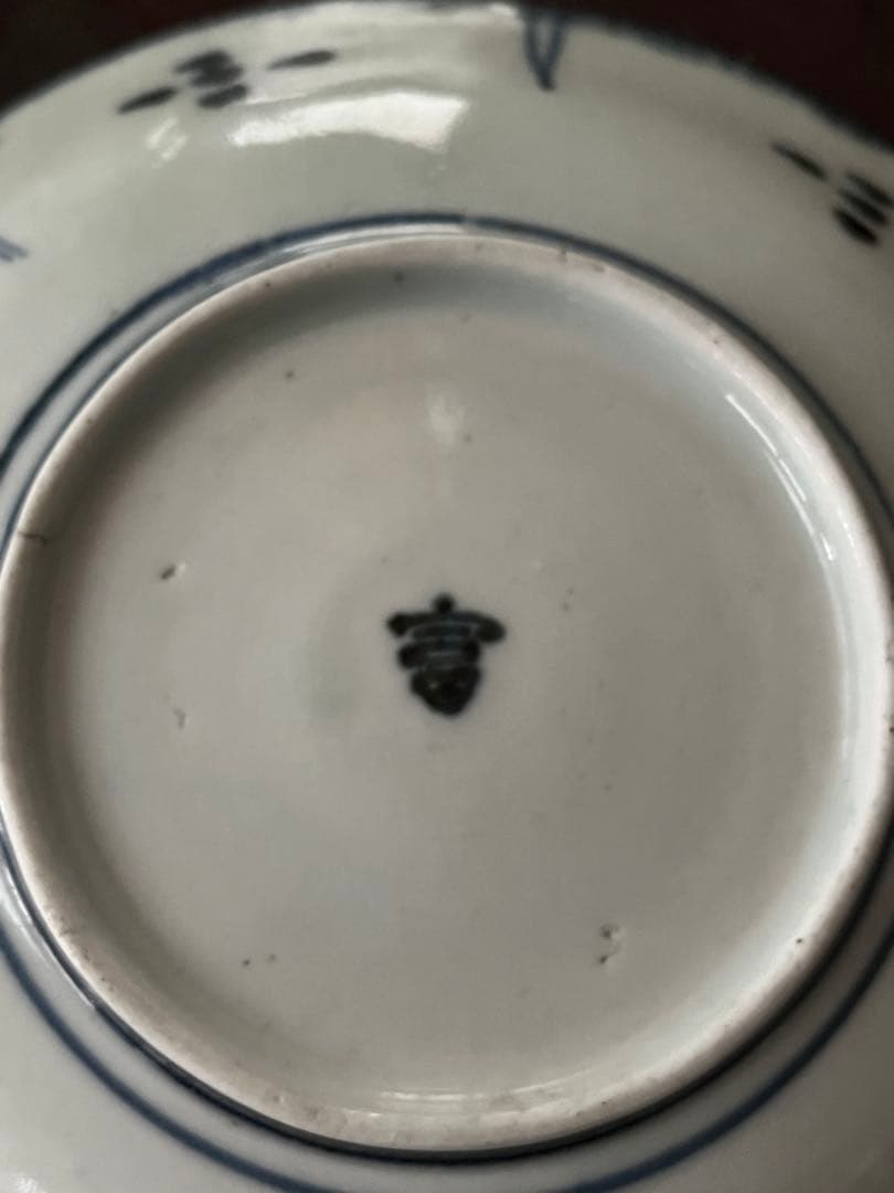 専用ページ‼️瓔珞文様5寸皿と瑠璃色向付二客とエルメスカシシルブラジル合計3点