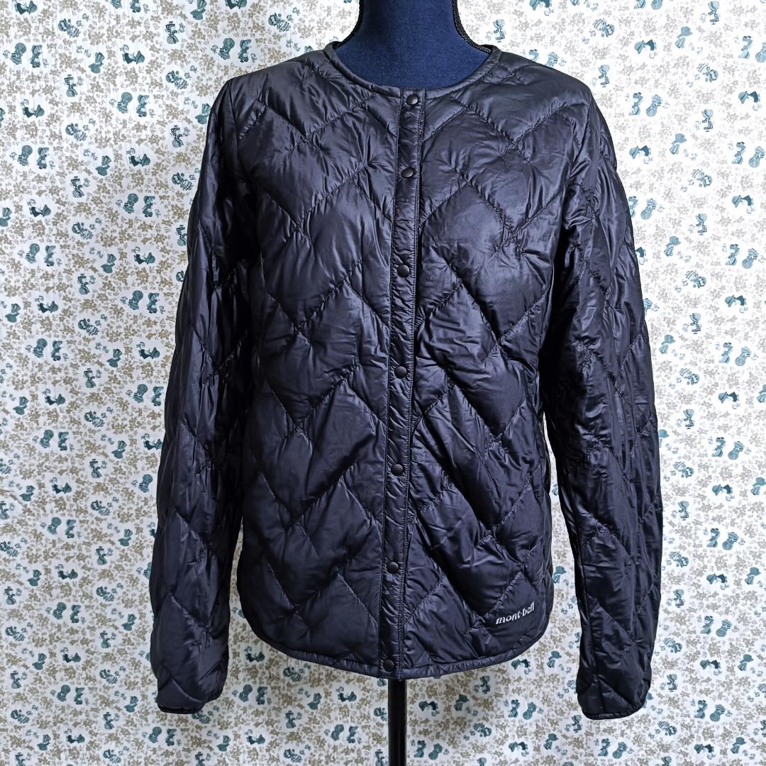 モンベル☆スペリオダウン ラウンドネックジャケット　インナーダウン　黒　XL
