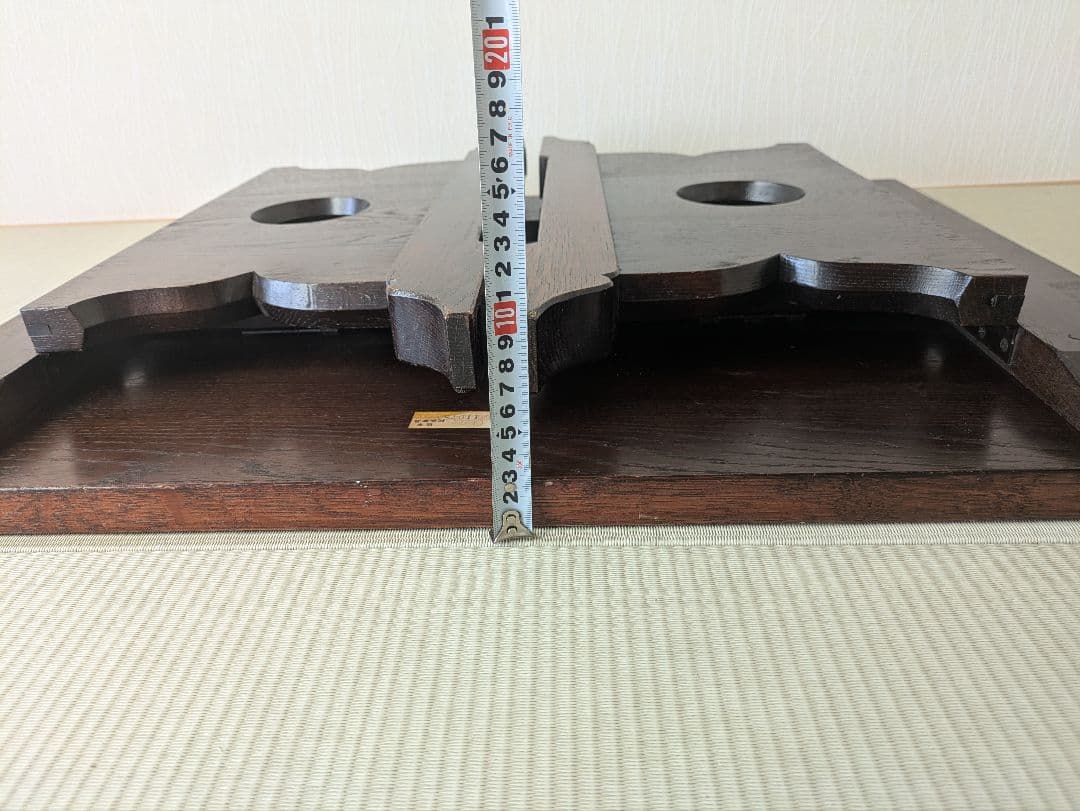 【松本民芸家具】 折りたたみローテーブル 民芸×和モダン コンパクト収納