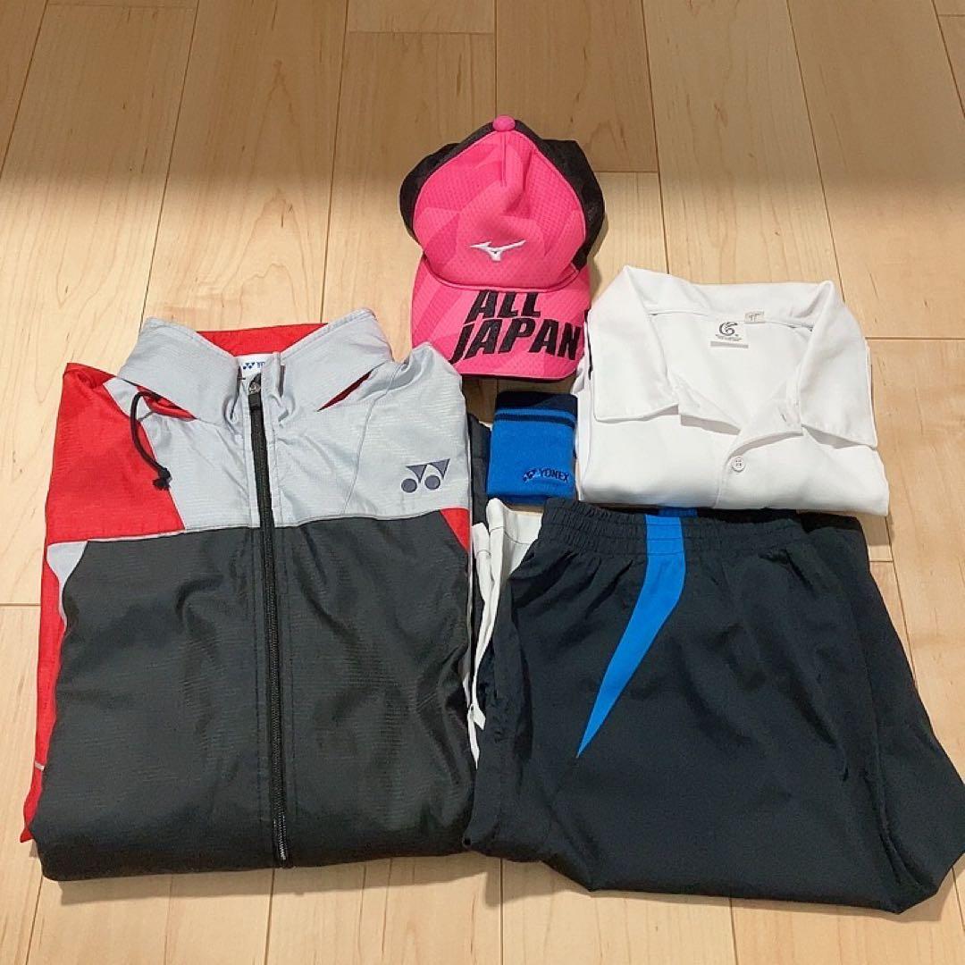 YONEX ユニフォーム　ゲームシャツ　ウェア　リストバンド キャップ