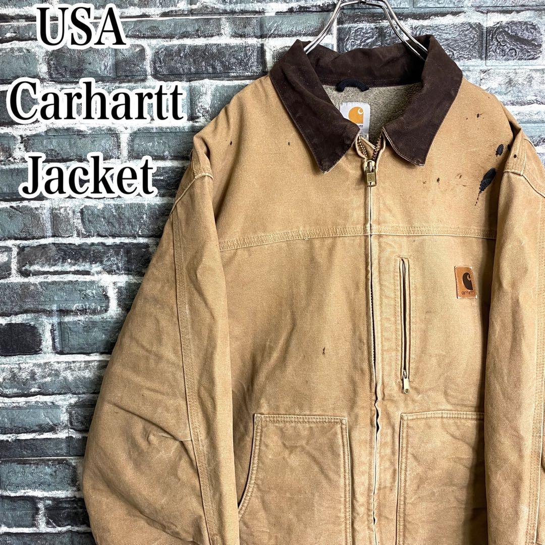 ¥*読様 カーハート☆リッジコート ダックジャケット 古着 ゆるだぼ ビッグシル