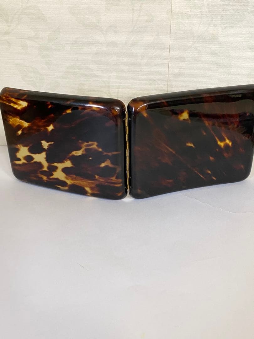 ベッコウ　鼈甲　タバコいれ　アンティークの鼈甲製煙草入れ　2個セット