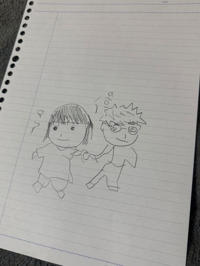 母親時代に息子が描いてくれた似顔絵