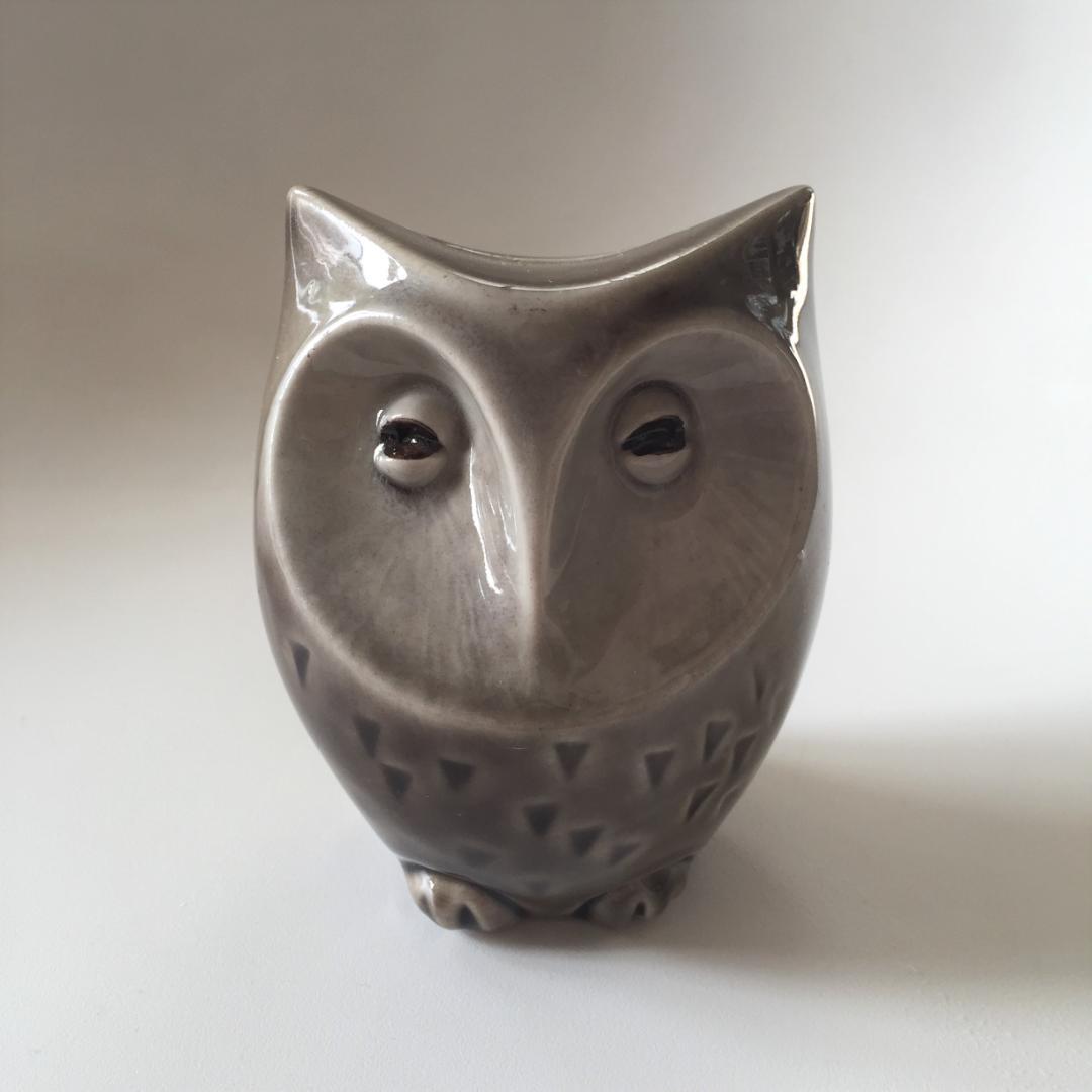 Ditmar Urbach Owl Bank フクロウ 貯金箱 陶器製 ふくろう