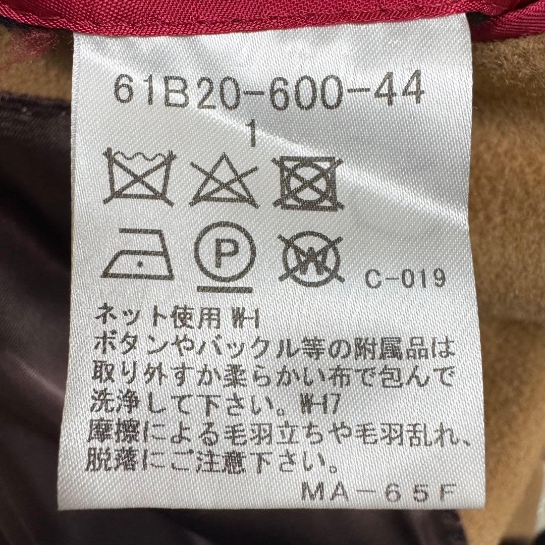 美品　ラブレス　メンズ　チェスターコート　キャメル　ウール　アウター　秋冬　S