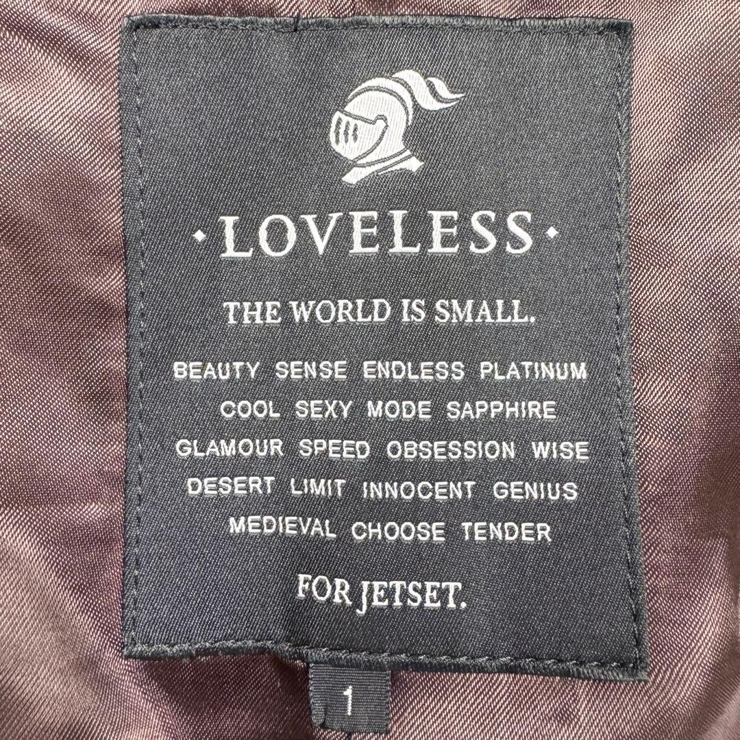 美品　ラブレス　メンズ　チェスターコート　キャメル　ウール　アウター　秋冬　S