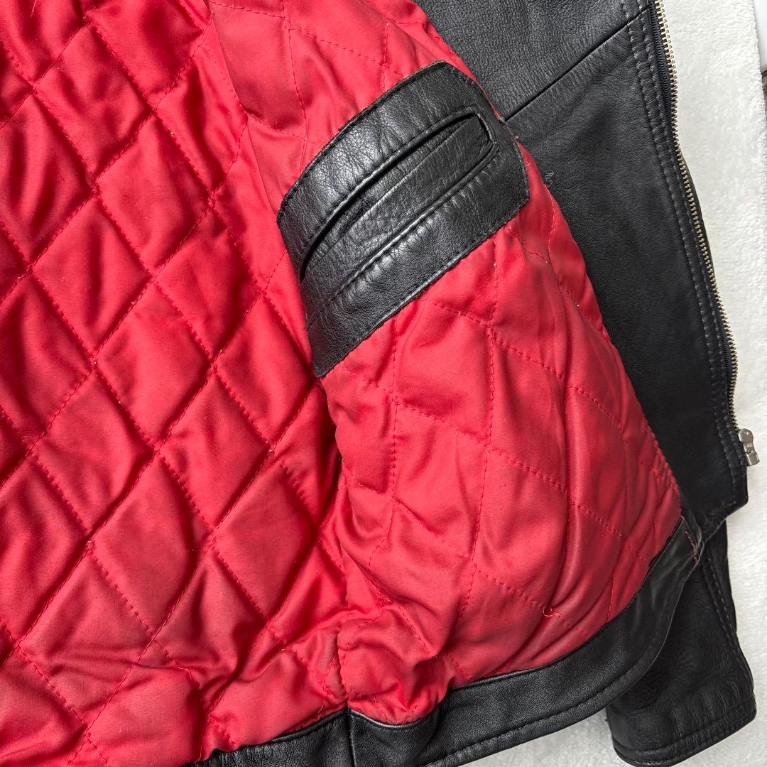 KADOYA カドヤ ライダースジャケット シングル　レザージャケット XL