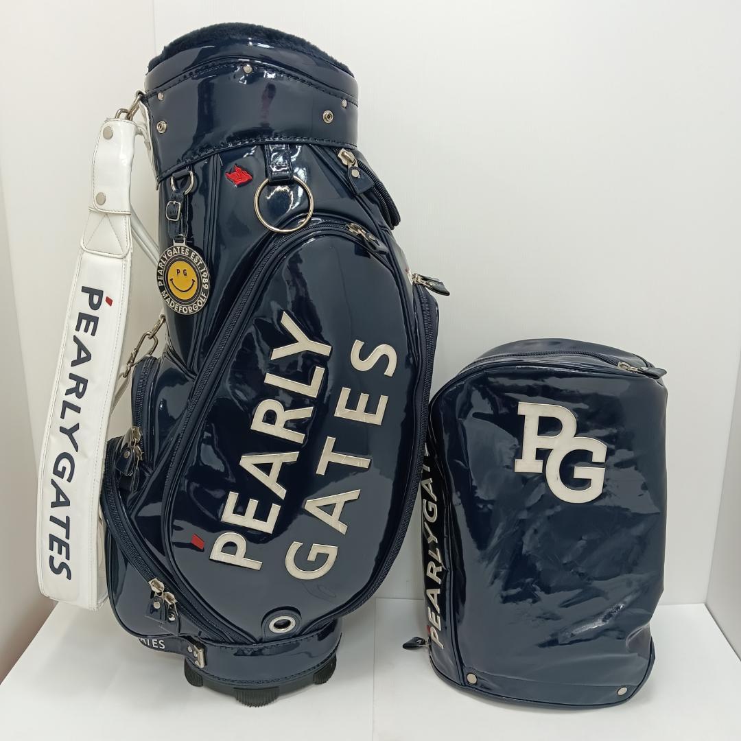 8ｍ3333h1z パーリーゲイツ キャディーバック ネイビー golfbag