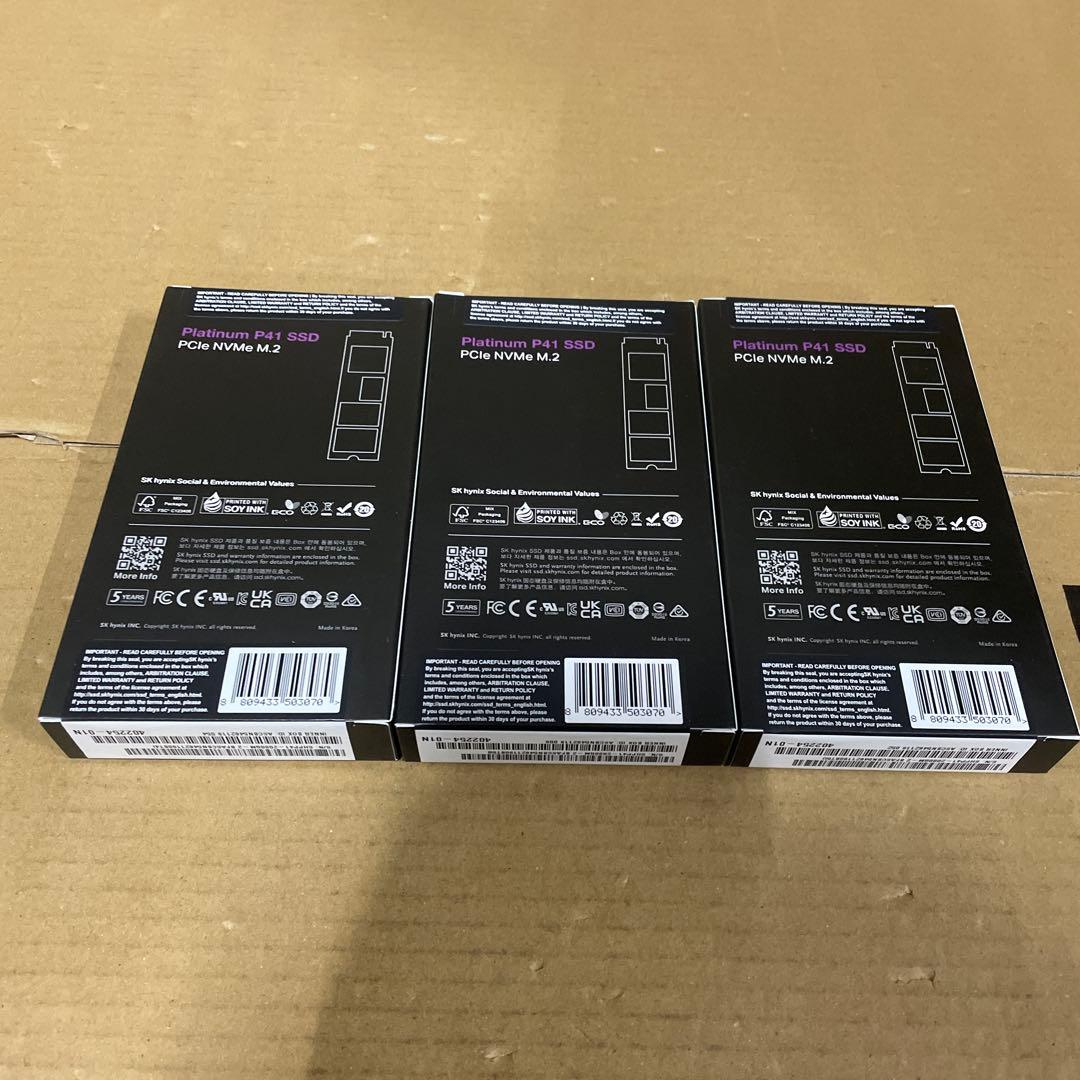 てんてんさん専用　エスケイハイニックスPlatinum P41 2TB 3点