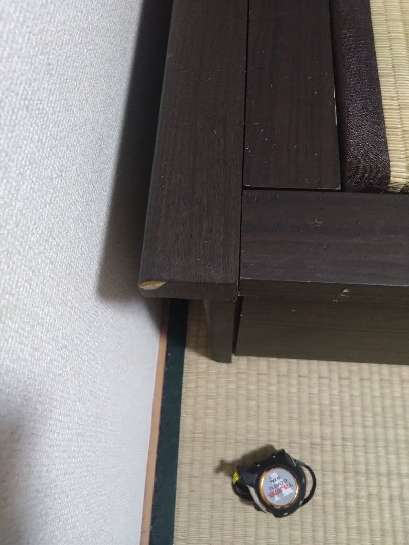 グレー マットレス付き 畳ベッド コンセント付