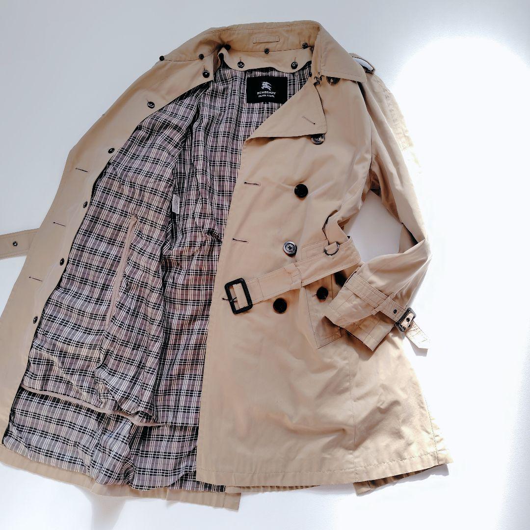 希少 長袖ライナー Lサイズ バーバリー トレンチコート ノバチェック ベルト