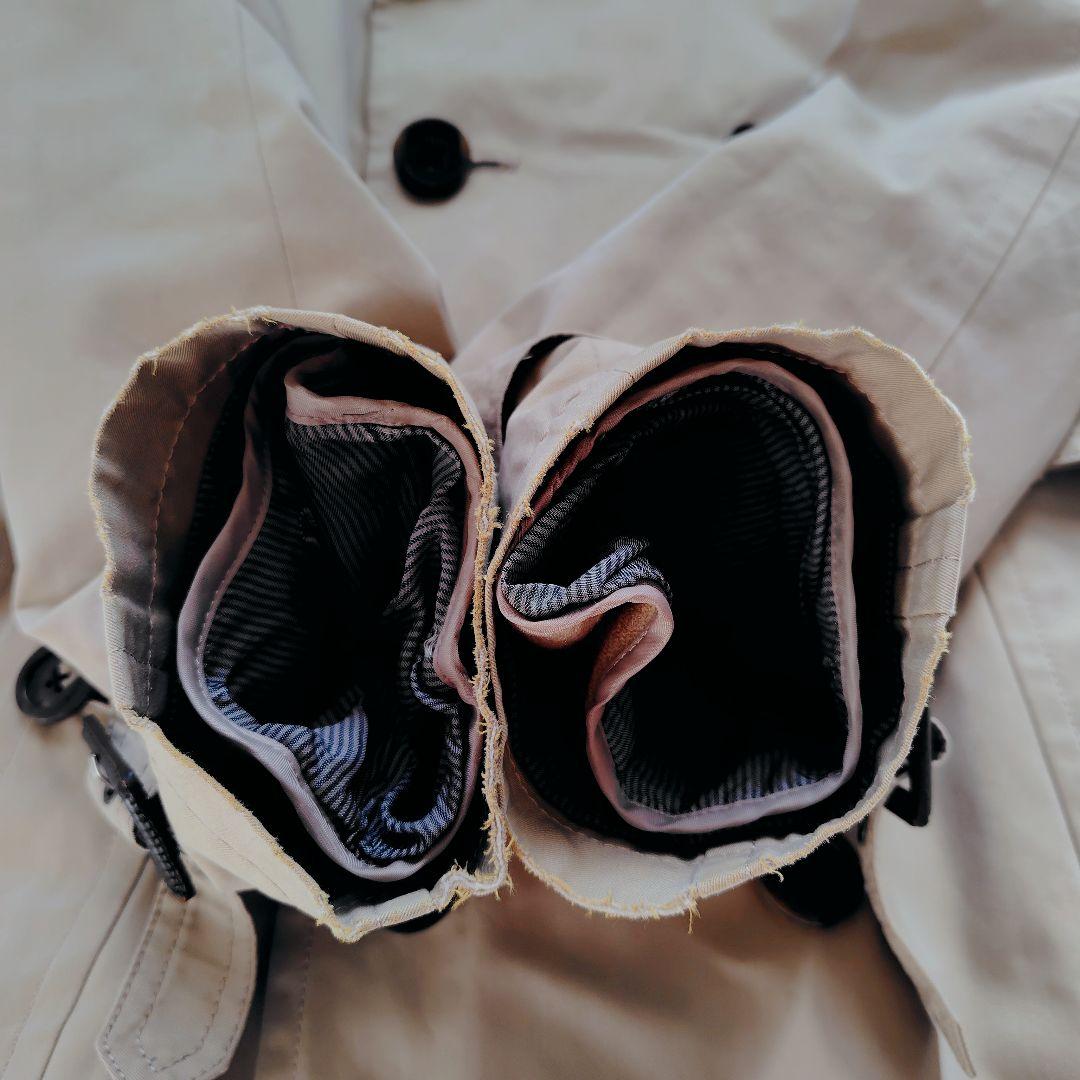 希少 長袖ライナー Lサイズ バーバリー トレンチコート ノバチェック ベルト