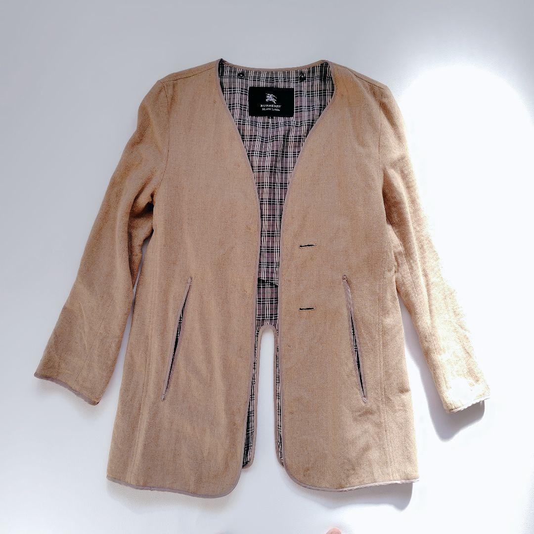 希少 長袖ライナー Lサイズ バーバリー トレンチコート ノバチェック ベルト