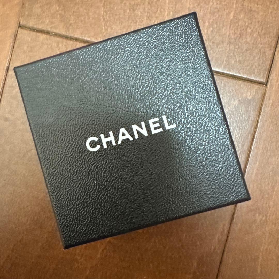 CHANEL バレッタ　ピンク　ラメ　スクエア　ココマーク