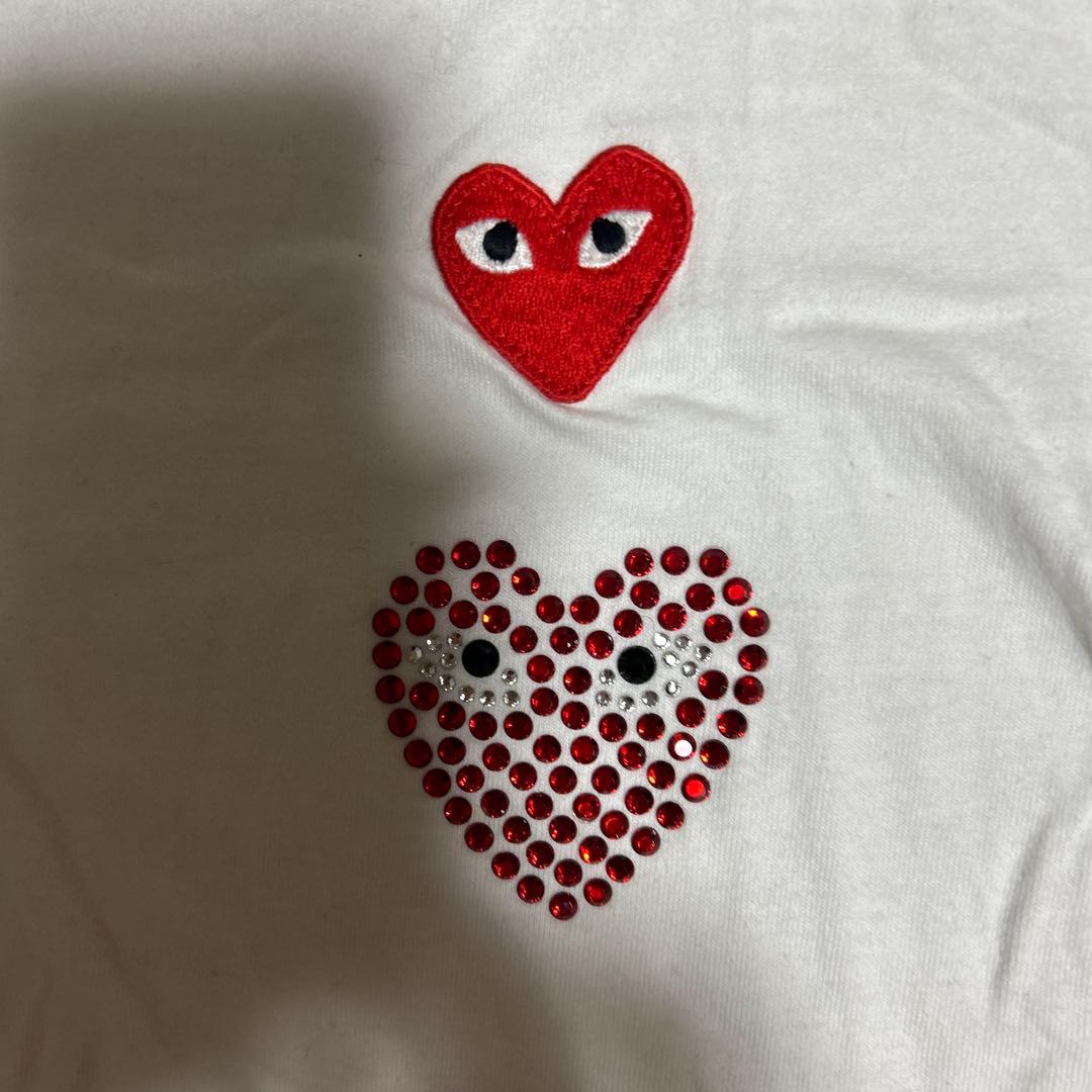 COMME des GARÇONS PLAY M ホワイト Tシャツ