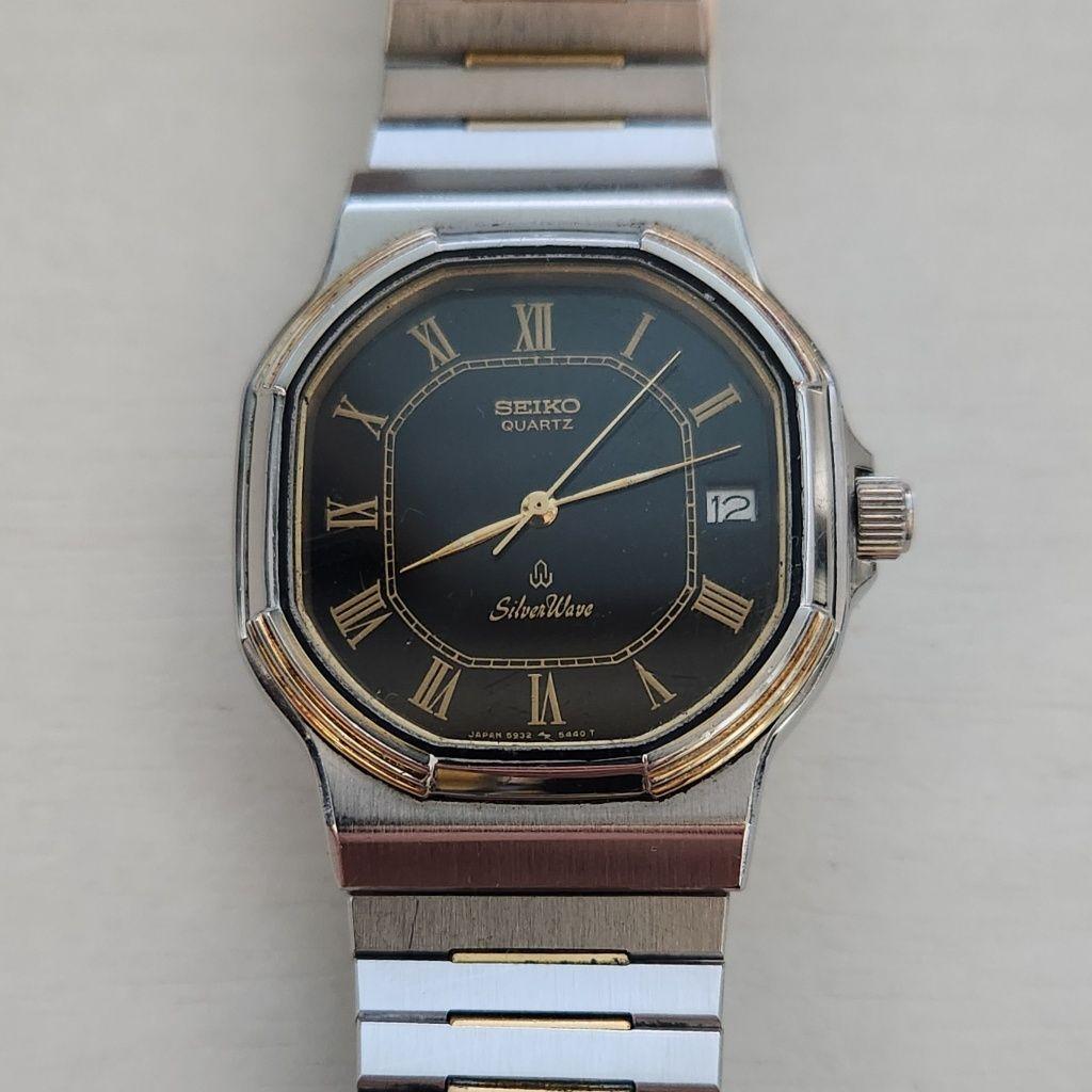 SEIKO Silver Wave クォーツ 稼働中