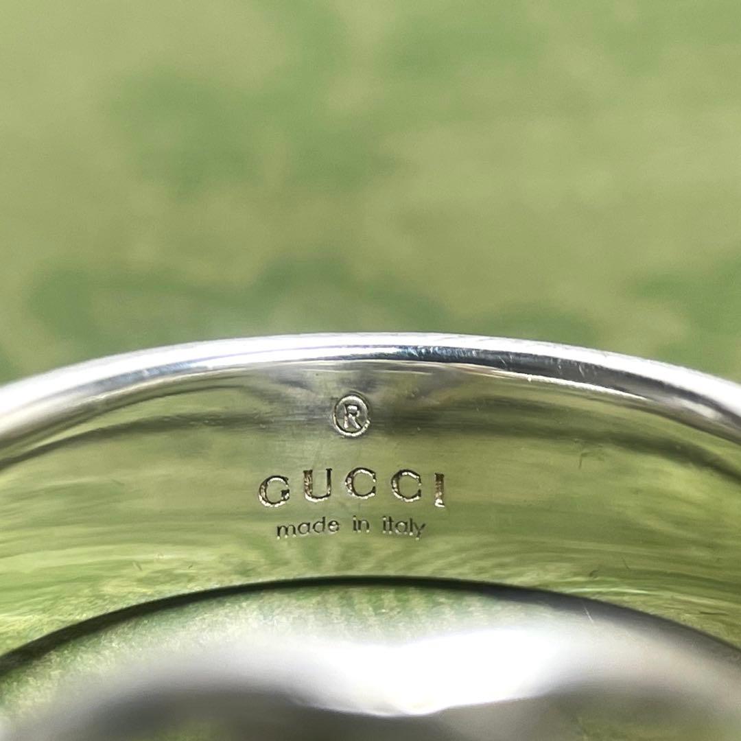 GUCCIグッチ インターロッキングGGリング 12号　メンズ/レディース
