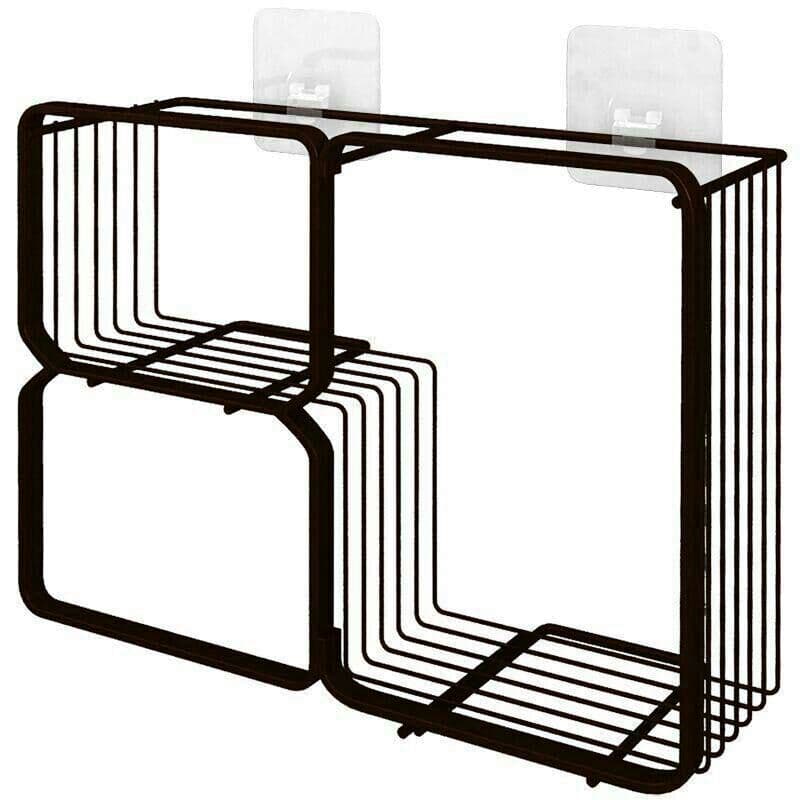 ノーパンチ式壁掛け式アイデア個性吸盤二重浴室トイレホルダー