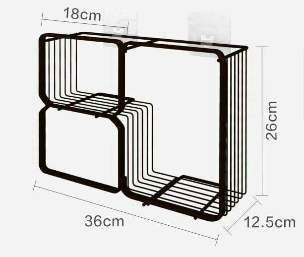 ノーパンチ式壁掛け式アイデア個性吸盤二重浴室トイレホルダー