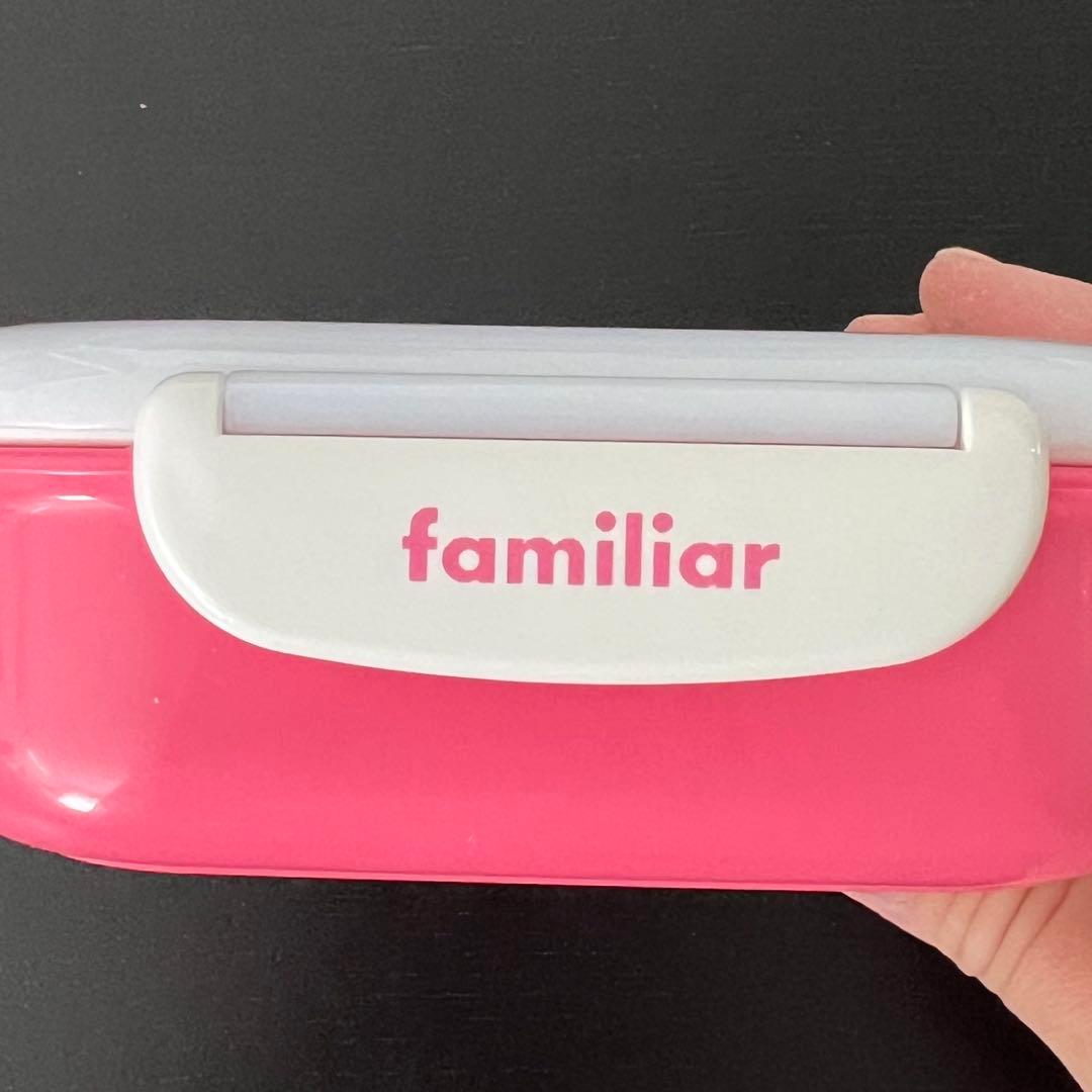 【美品】 familiar ファミリア　お弁当箱　コップ　巾着　箸ケースセット