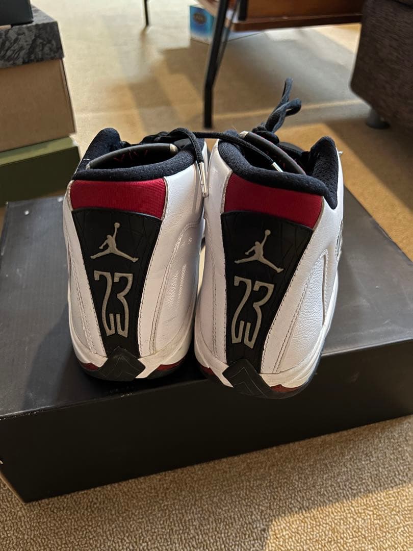 靴 NIKE AIR JORDAN14 RETRO black toe