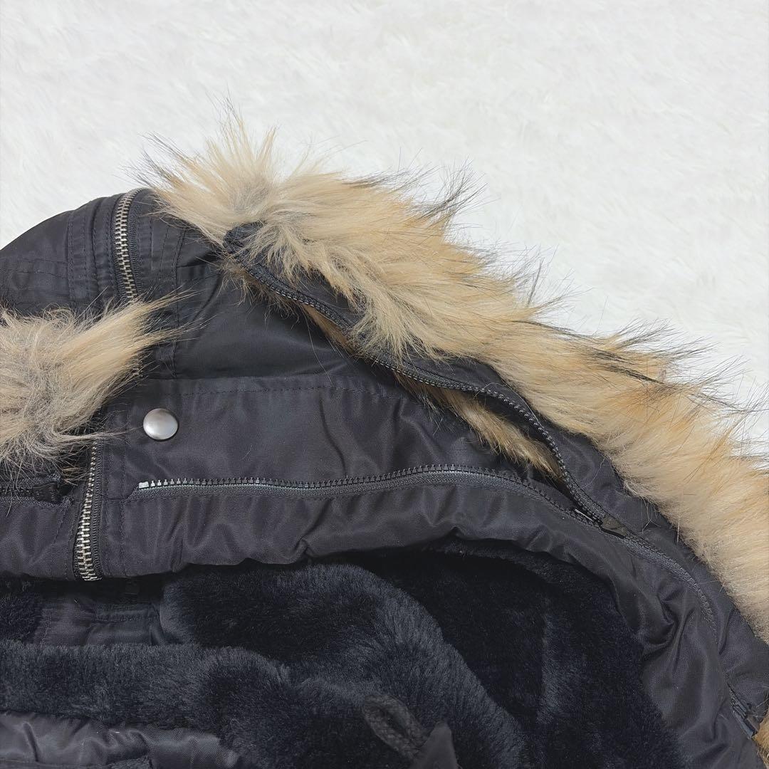 【極美品】AVIREX ブラック N-2Bジャケット L Y2K お兄系 898