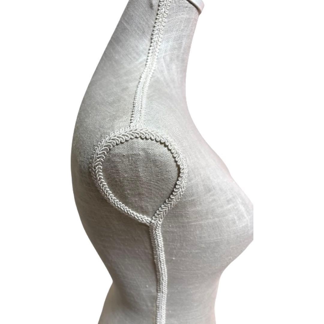 布製　女性用トルソー 高さ調整可能　ホワイト