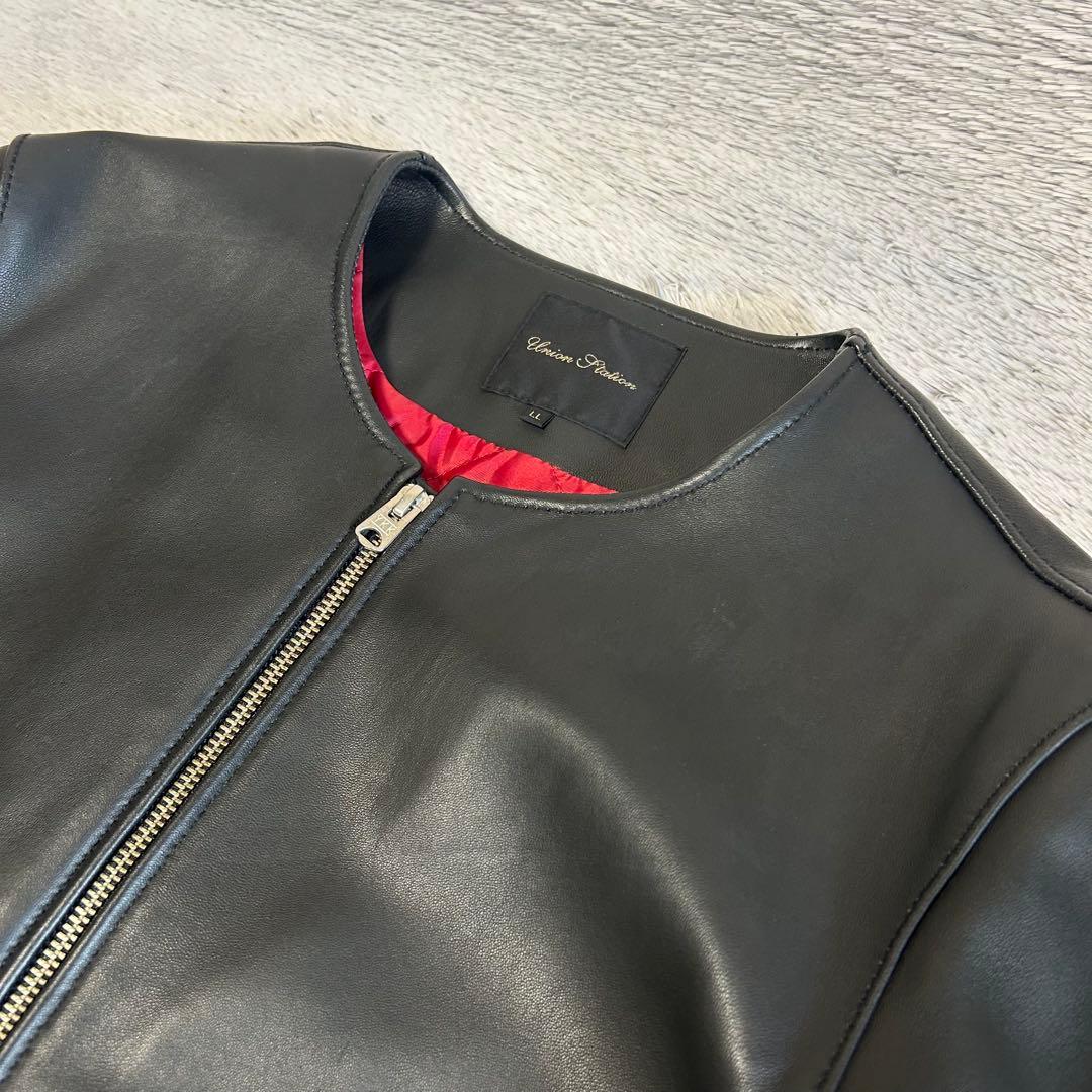 UNION STATION ユニオンステーション　シングルレザージャケット　XL