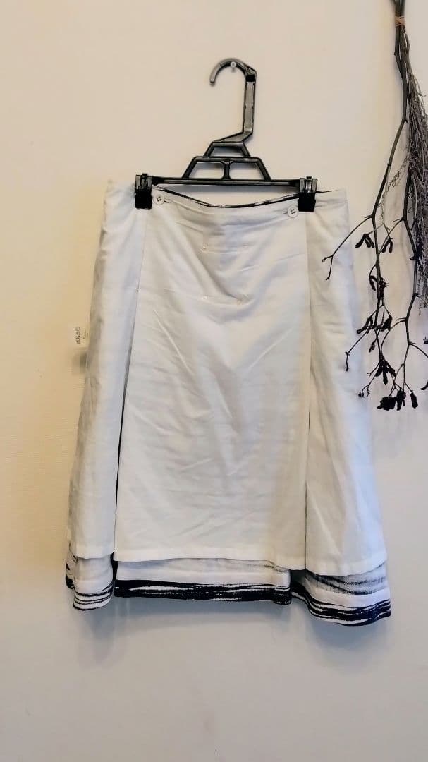 スカート mina perhonen \"ocean\" printed skirt