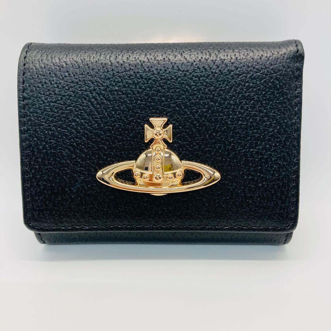 Vivienne Westwood 三つ折り財布ブラック(新品・未使用)