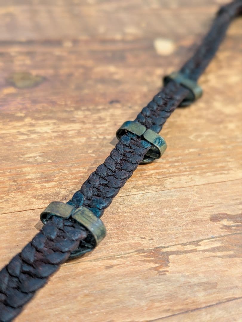 ShareSpirit　シェアースピリット　レザー　フリンジ　3連