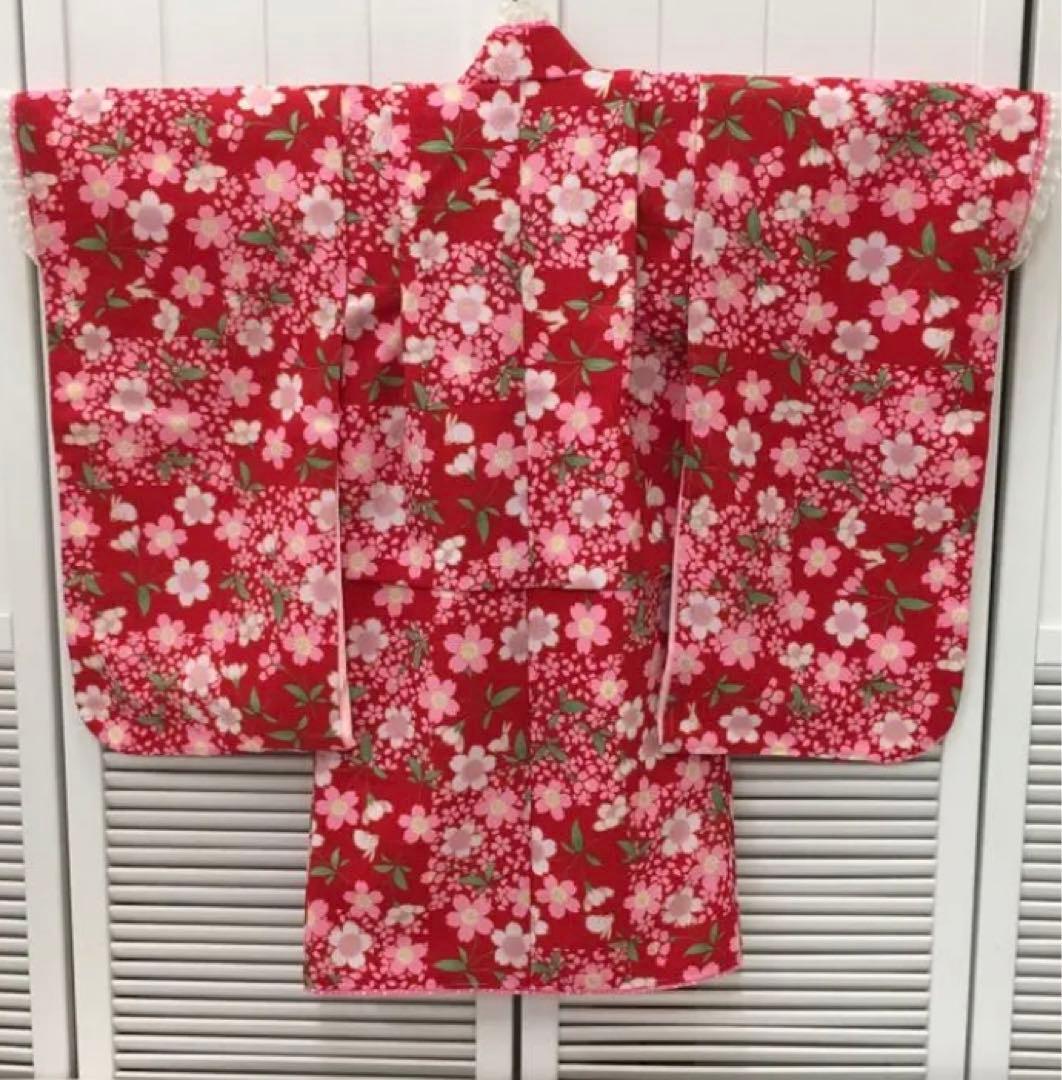 (2639)♥ 七五三 三歳 女の子 ♥ 被布セット ♥