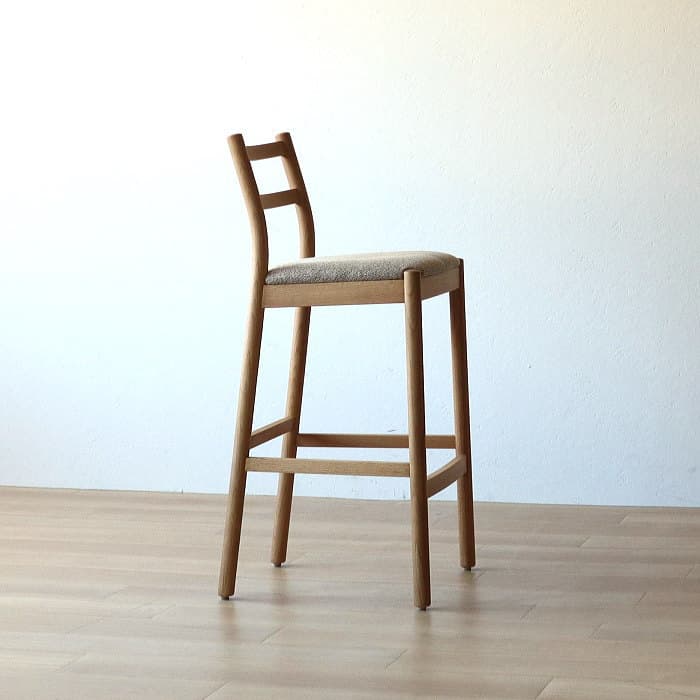 オールド 飛騨の家具 日進木工 nissin カウンターチェア ナラ材 無垢材