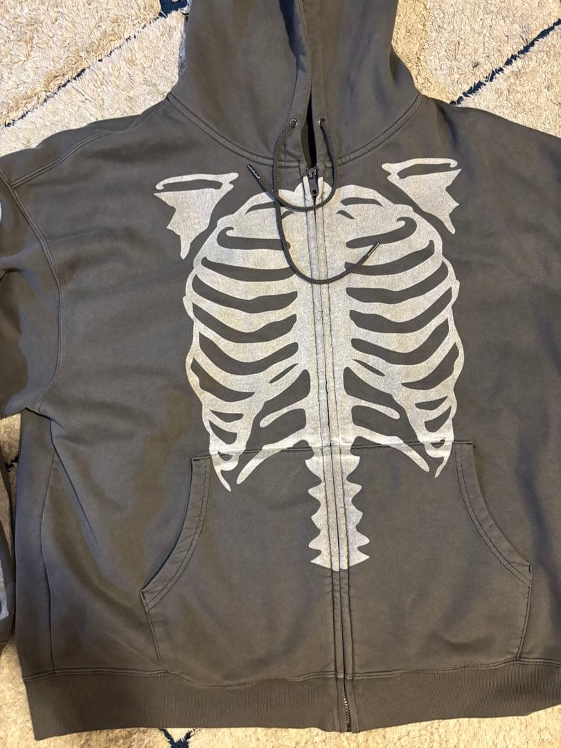 VANSON バンソン ジップアップフーディー BONE ZIPUPHOODI