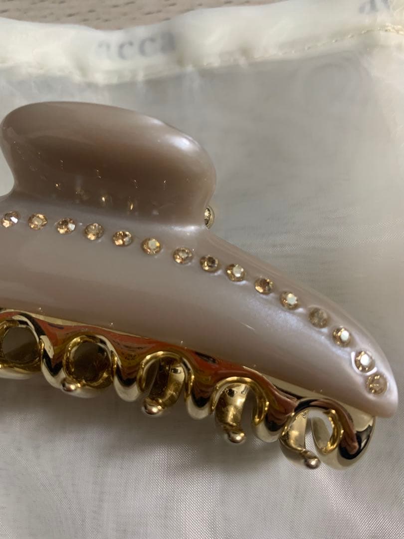 acca アッカ ティアラクイーン クリップ Lサイズ ラージ ベージュ