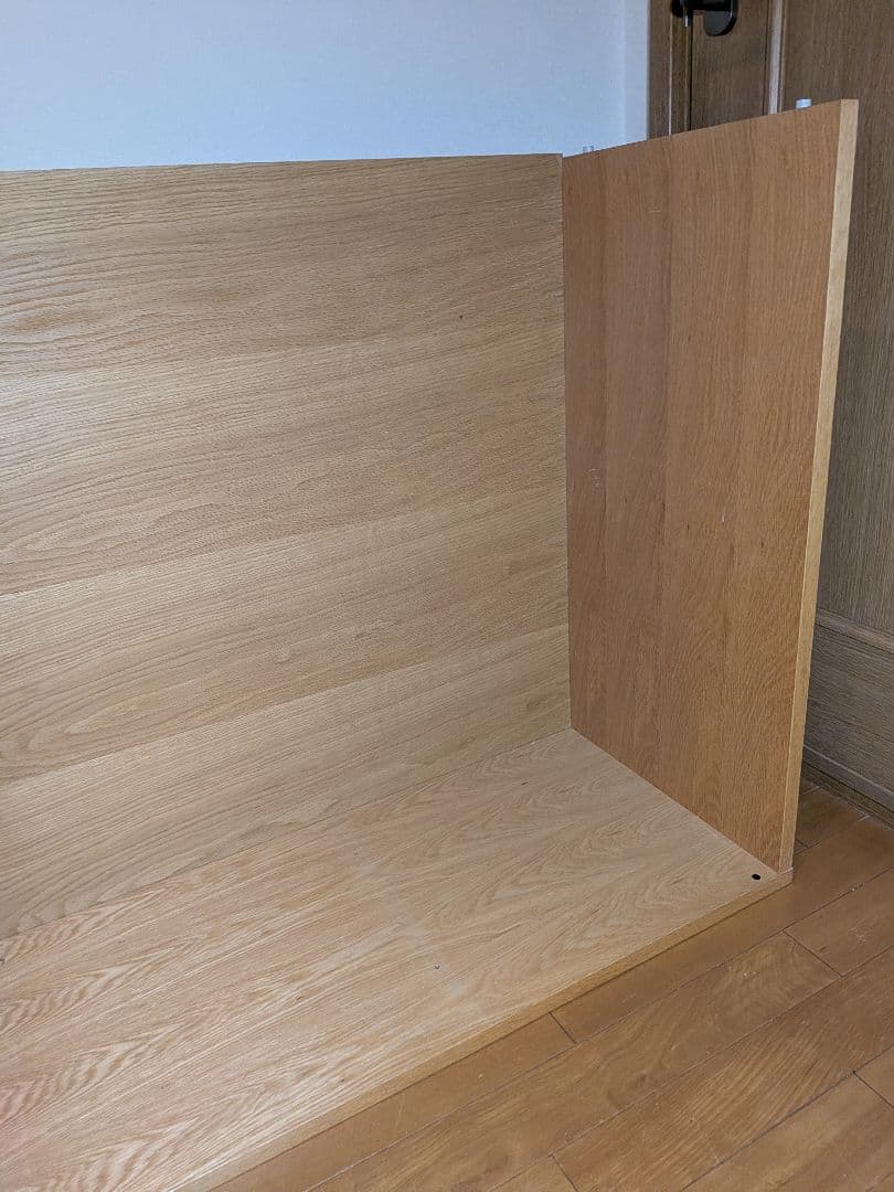 《送料込》無印良品 スタッキングキャビネット 追加パーツ 棚 テレビ台収納 木製