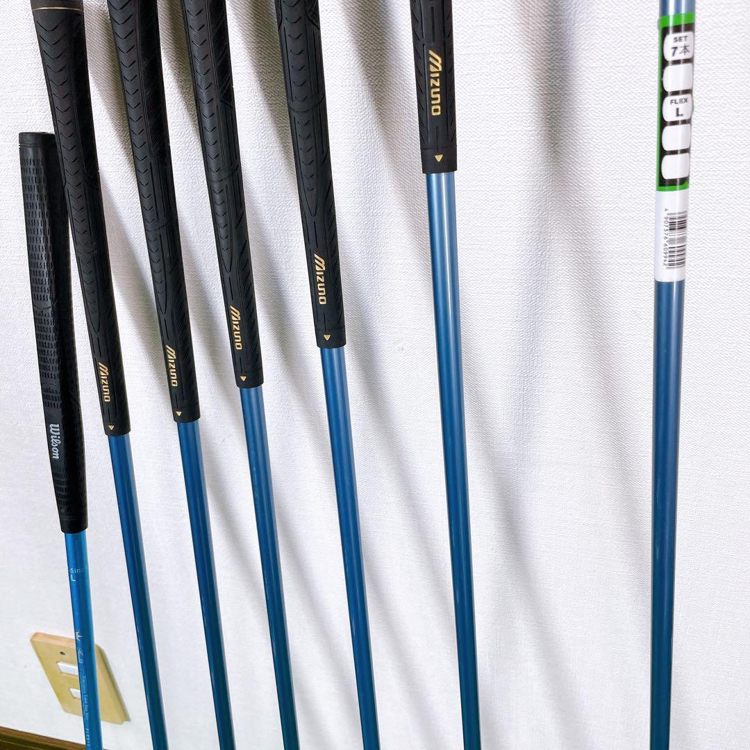 良品〜美品　ミズノ　レディース　ゴルフセット　キャロウェイ　ソレイユ　バック付き