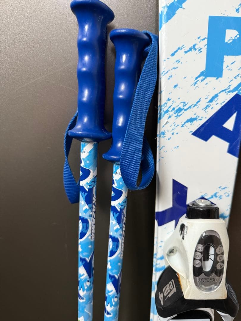 《札幌市内手渡し可能》スキー 3点セット ブーツ 板 ストック kazama