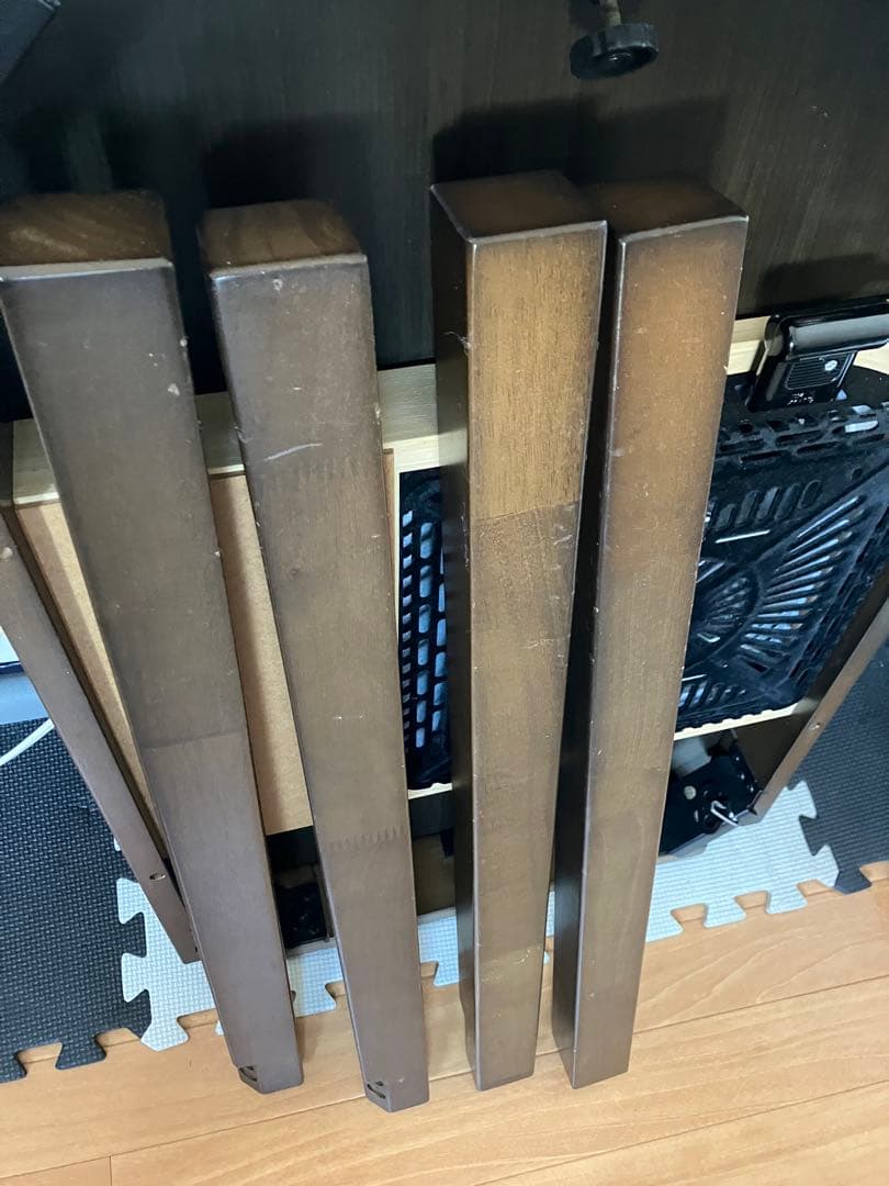 CAINZ デスク型こたつテーブル ダークブラウン動作確認済み