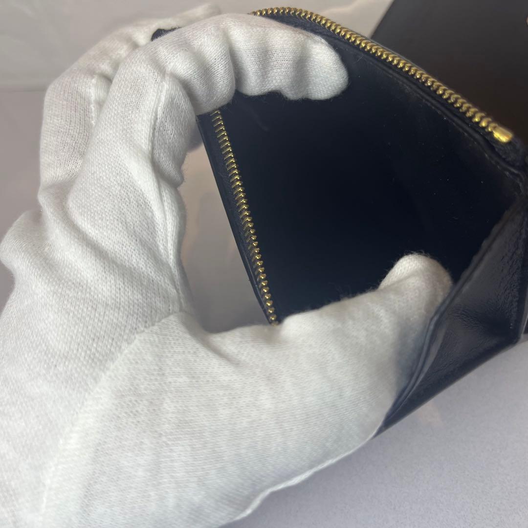 BOTTEGA VENETA カセット 二つ折り 財布 美品 ボッテガ ブラック