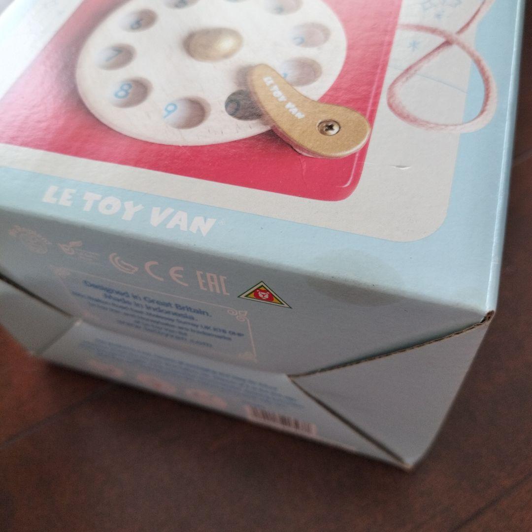 イギリス発 Le toy van 木製レジスター&木製電話 ビンテージフォン