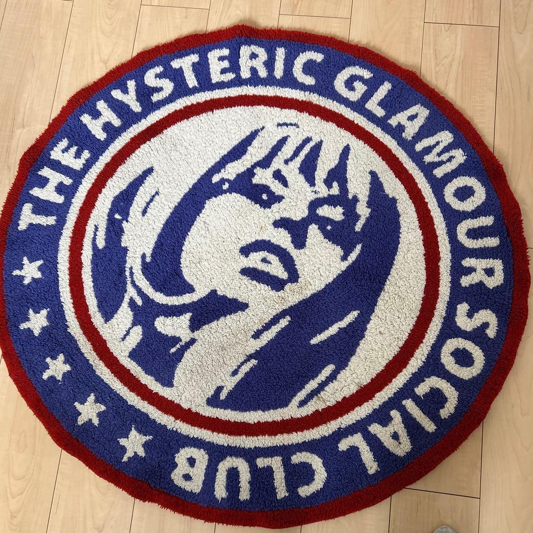HYSTERIC GLAMOUR 円形ラグ