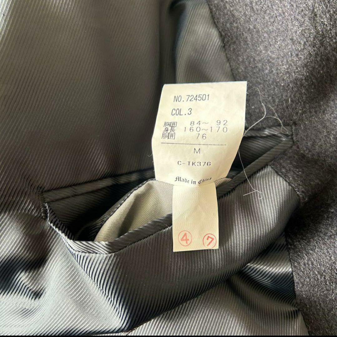 カシミヤ混 チェスターコート ダブル 黒 ヴィンテージ