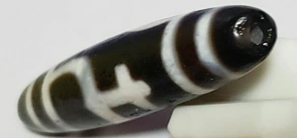 101 天珠 ・ dzibeads ・珍品・石 品名: 宝瓶 天珠 12,9ｇ