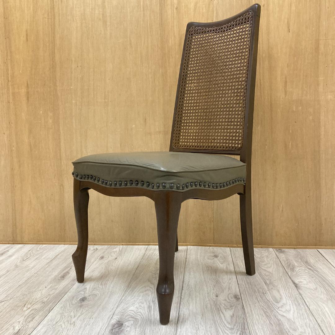 【マルニ】本革　ダイニングチェア ベルサイユ　椅子　 猫脚 A