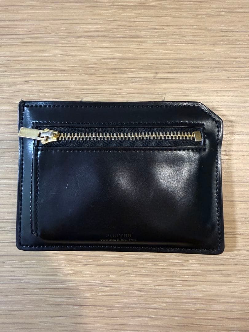 [希少]吉田カバン ポーター ミニ財布 メンズ ビルコードバン ミニウォレット