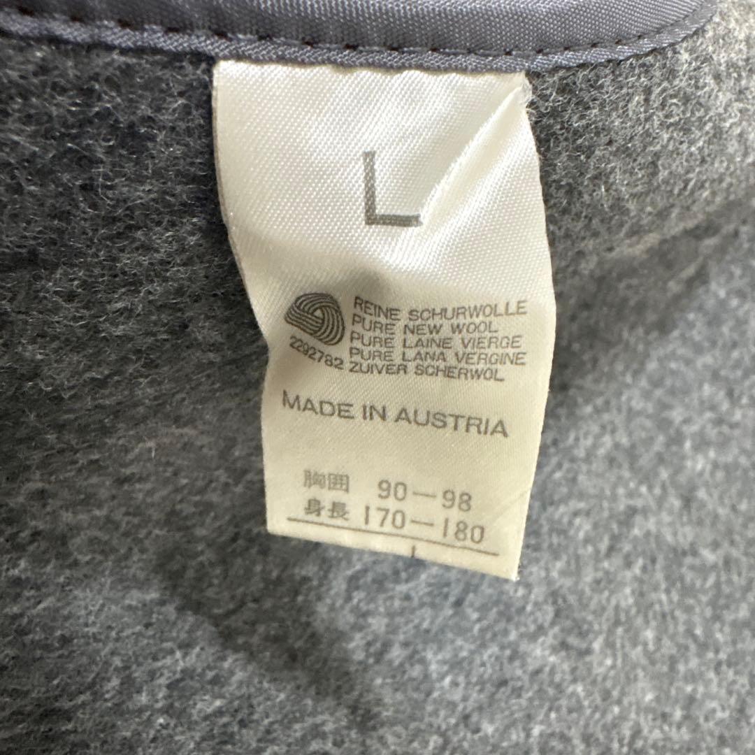 美品【レアカラー】salko ローデンコートXL　灰　膝下　くるみB 裏チェック